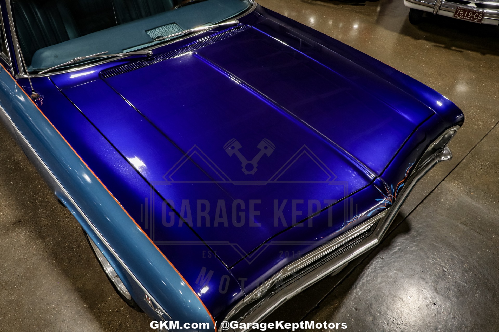 Chevrolet-Bel-air-1966-Blue-Blue-19