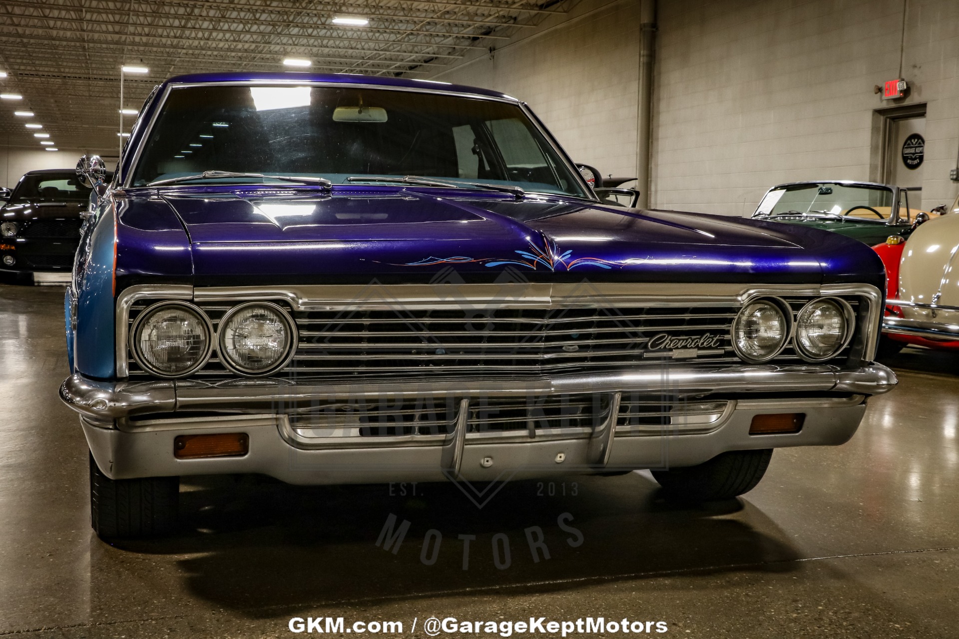 Chevrolet-Bel-air-1966-Blue-Blue-22