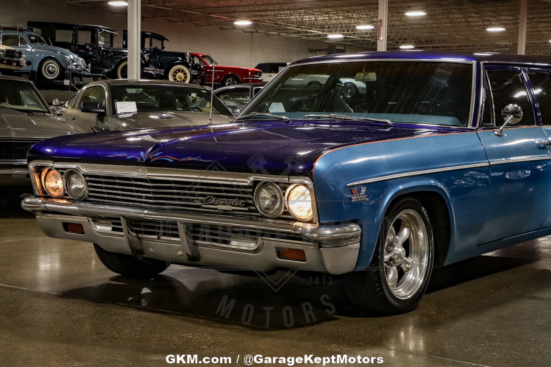 Chevrolet-Bel-air-1966-Blue-Blue-26