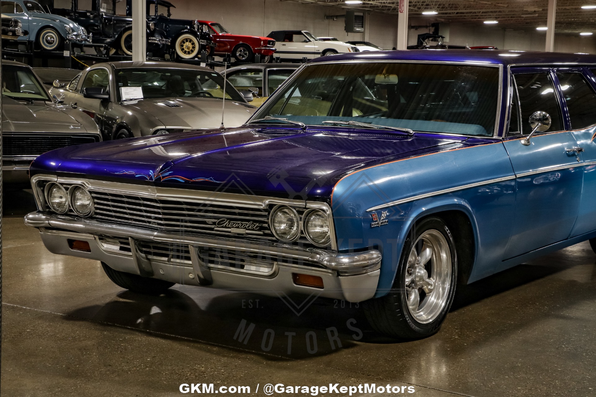 Chevrolet-Bel-air-1966-Blue-Blue-27