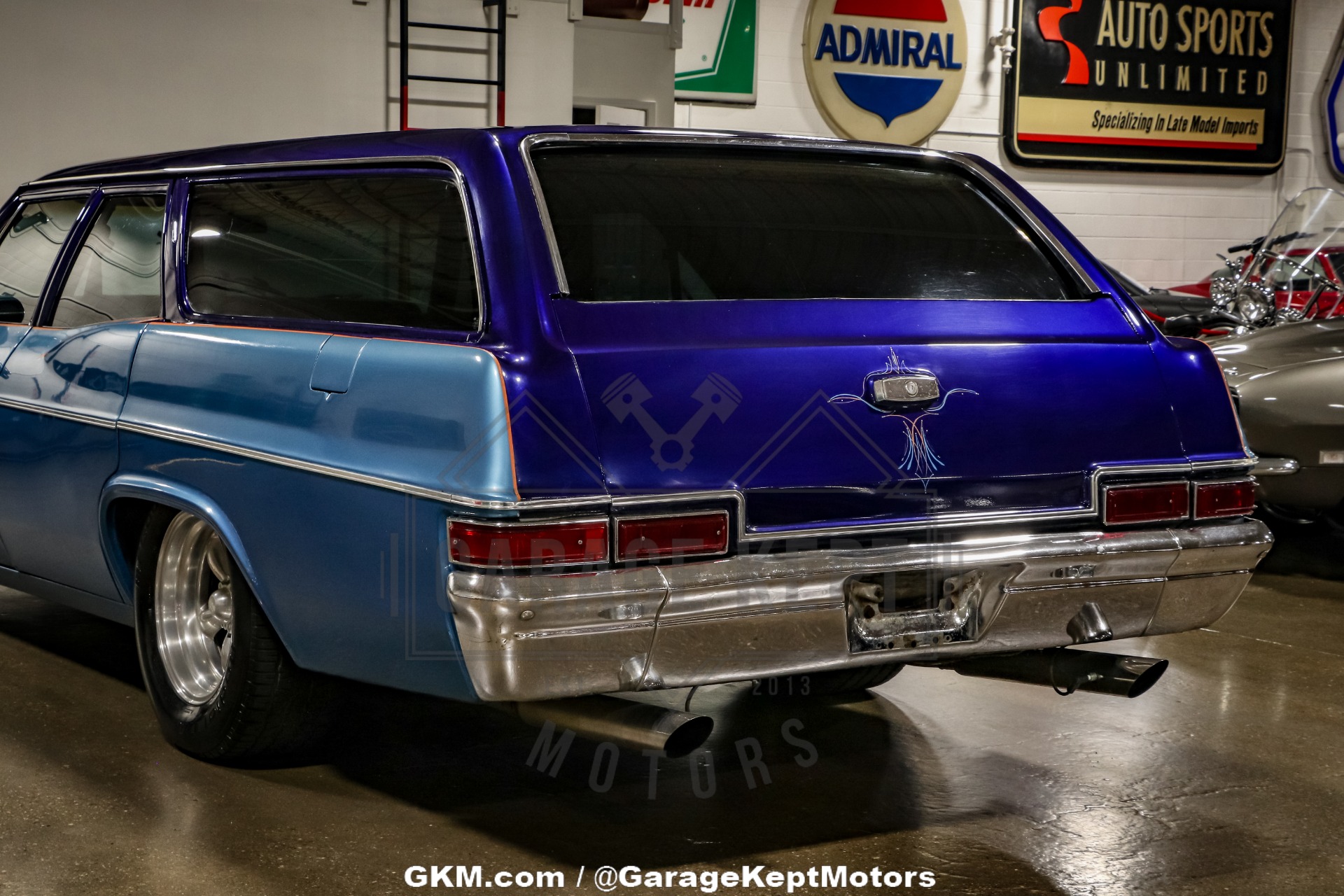 Chevrolet-Bel-air-1966-Blue-Blue-42