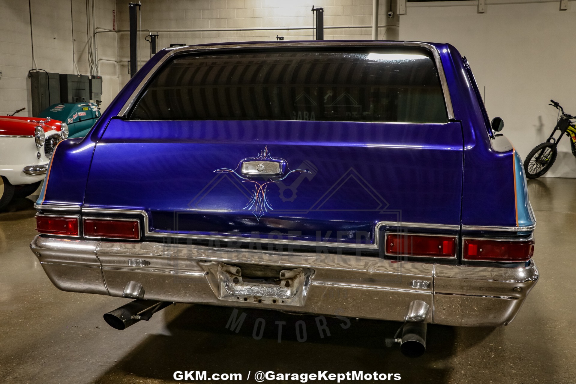 Chevrolet-Bel-air-1966-Blue-Blue-44