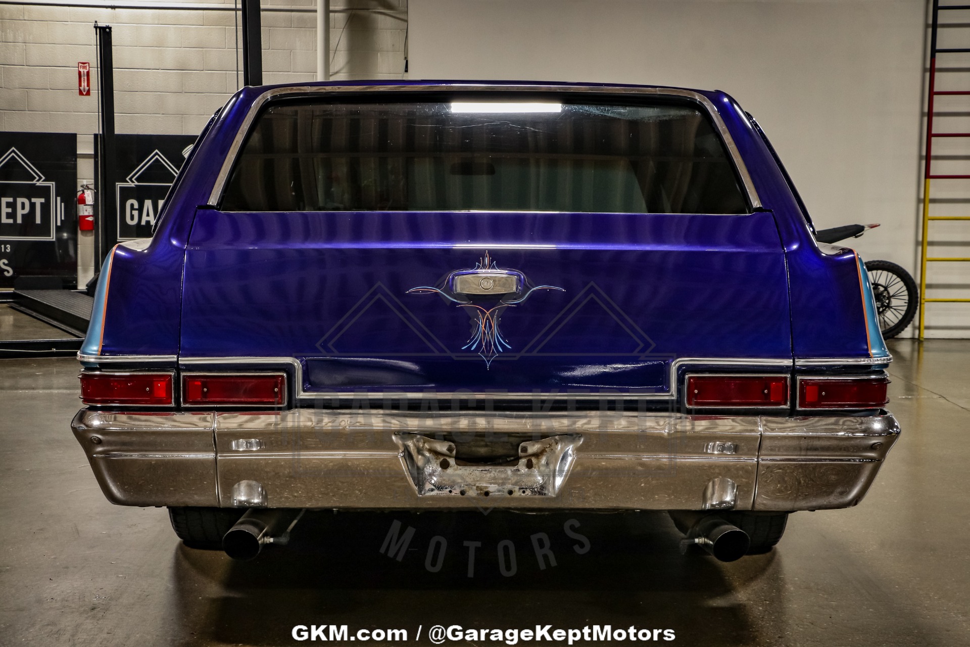 Chevrolet-Bel-air-1966-Blue-Blue-45