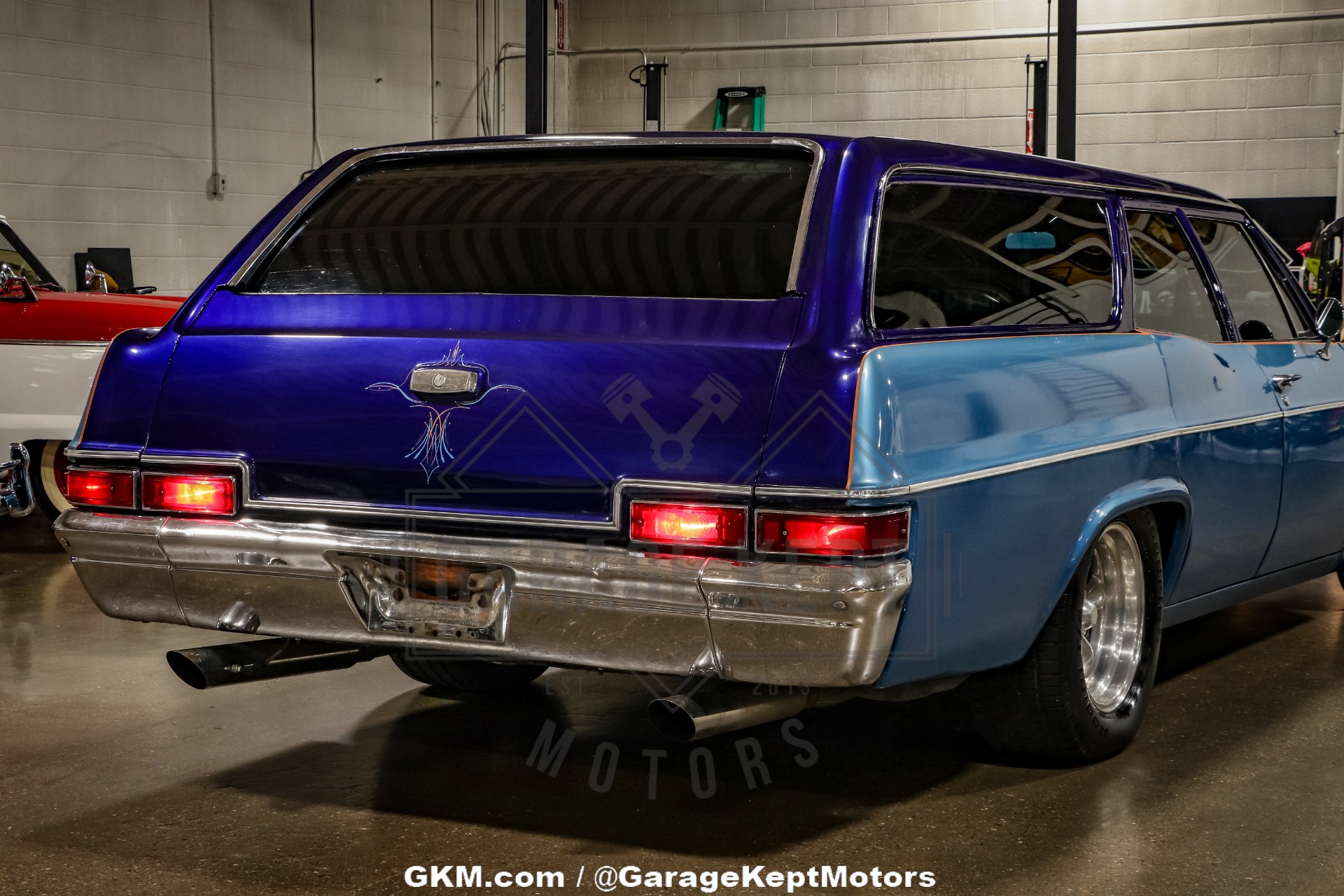 Chevrolet-Bel-air-1966-Blue-Blue-47