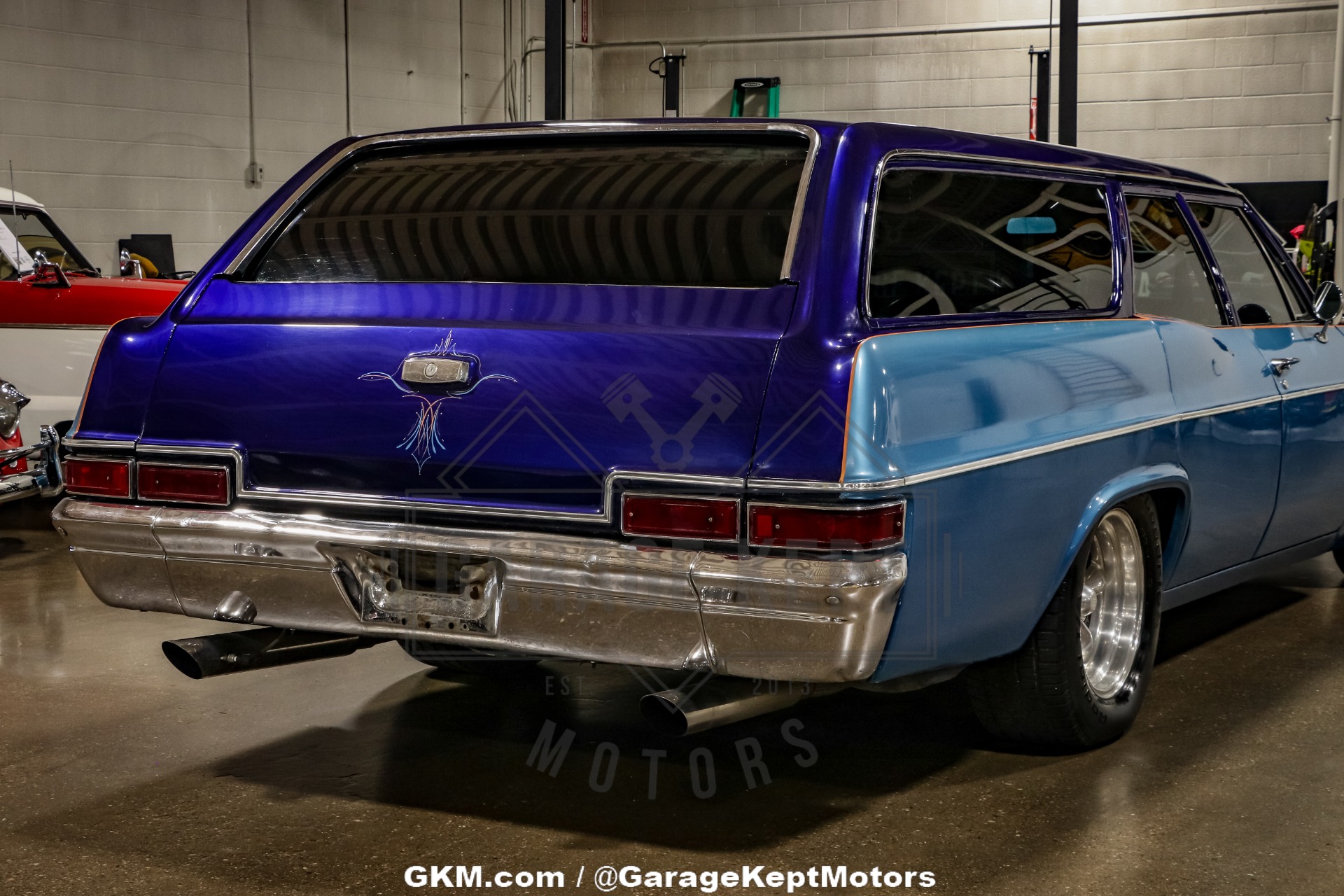 Chevrolet-Bel-air-1966-Blue-Blue-48