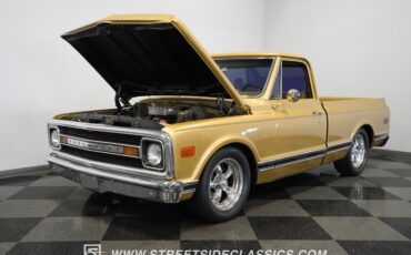 Chevrolet-C10-1970-Medium-Gold-Metallic-Gray-29