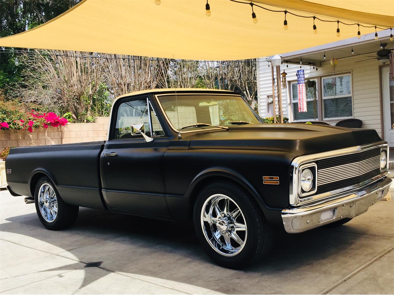 Chevrolet-C20-1972-Matte-Black-Black-10