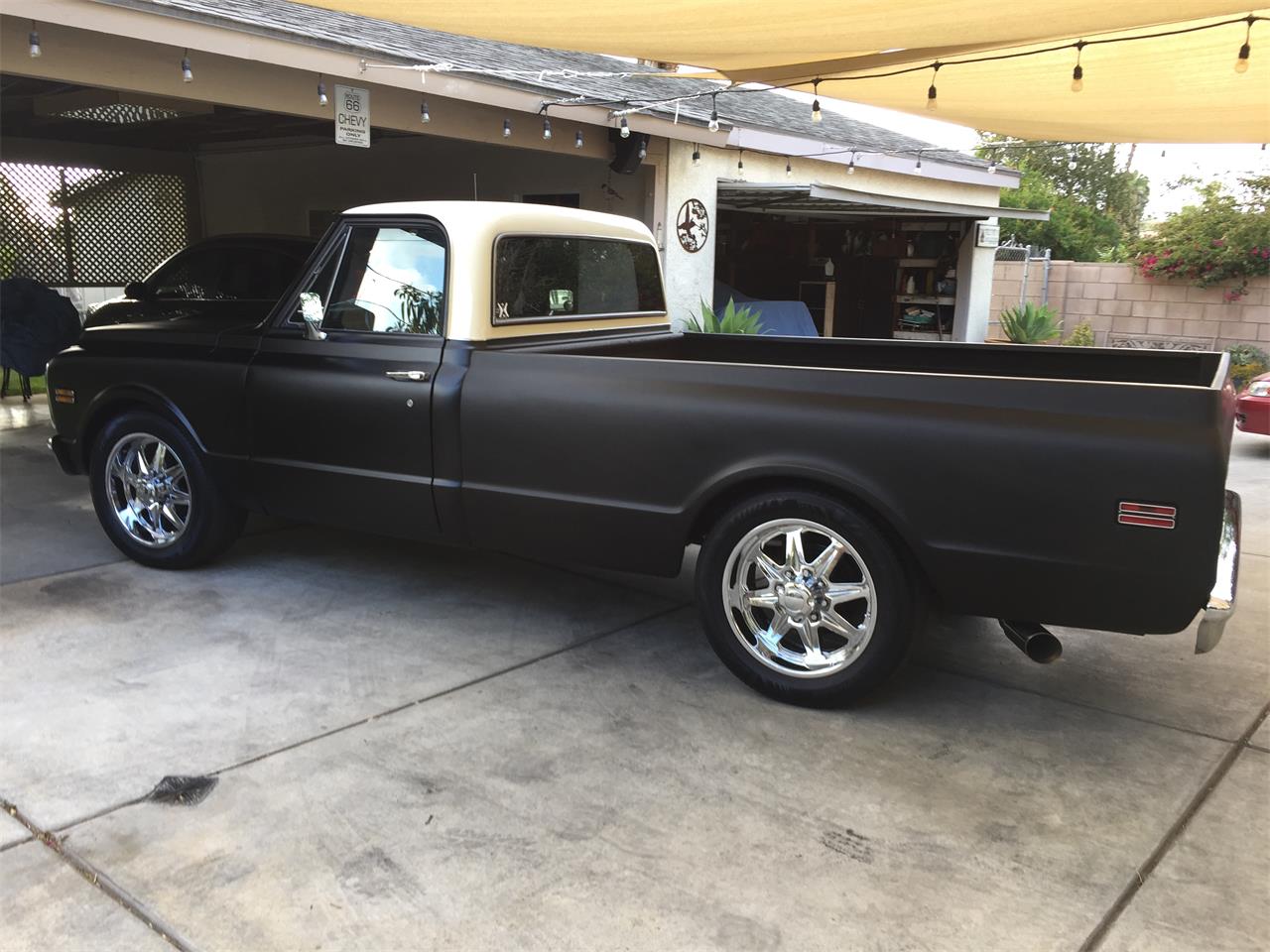 Chevrolet-C20-1972-Matte-Black-Black-11