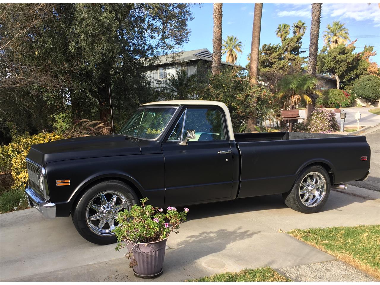 Chevrolet-C20-1972-Matte-Black-Black-13