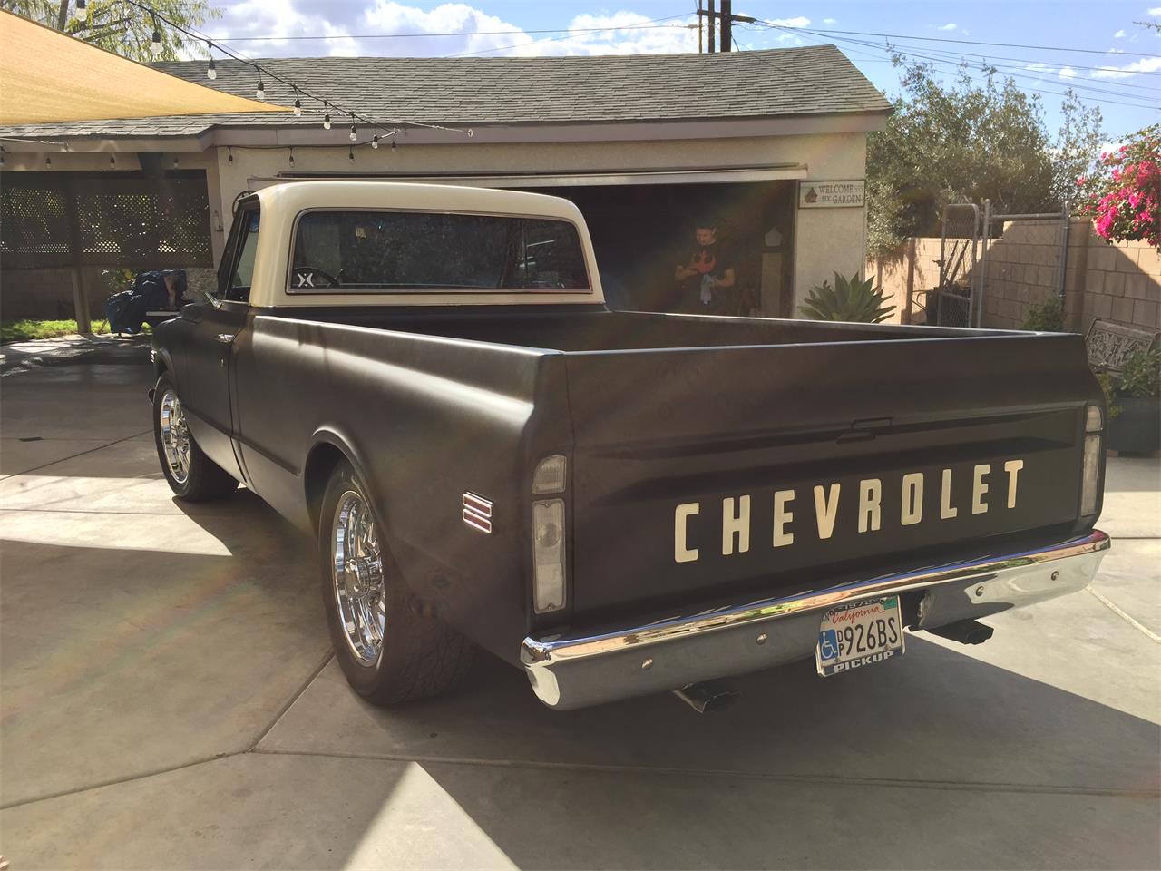 Chevrolet-C20-1972-Matte-Black-Black-24