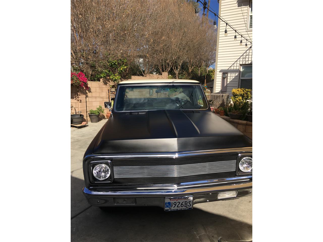 Chevrolet-C20-1972-Matte-Black-Black-3