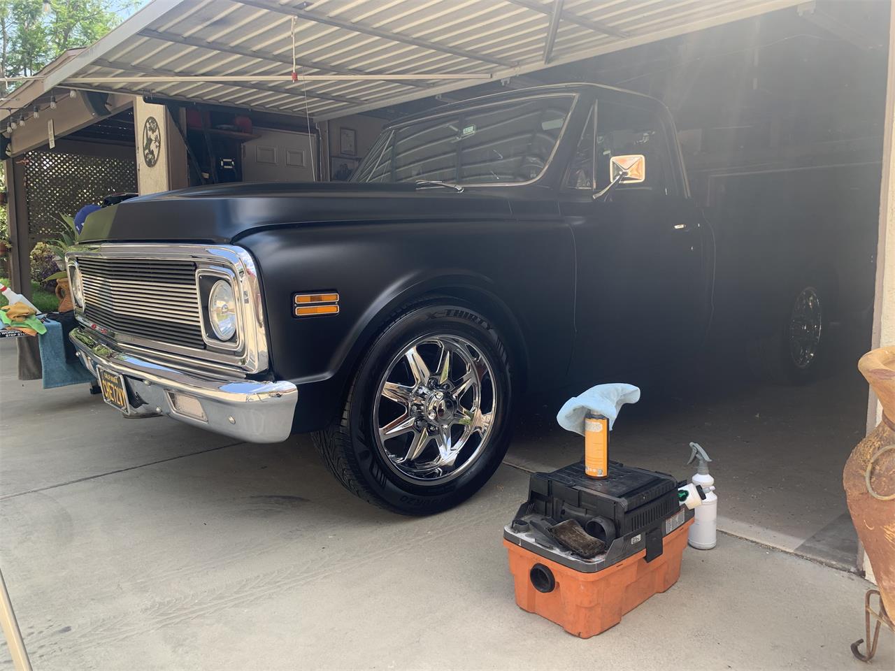 Chevrolet-C20-1972-Matte-Black-Black-31