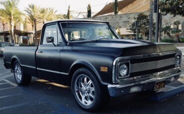 Chevrolet-C20-1972-Matte-Black-Black-9