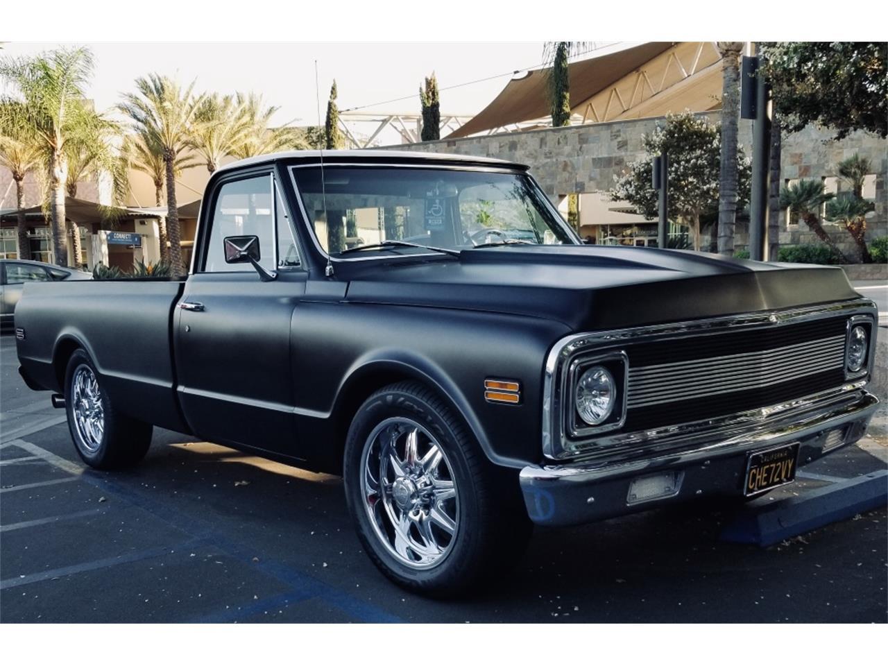 Chevrolet-C20-1972-Matte-Black-Black-9