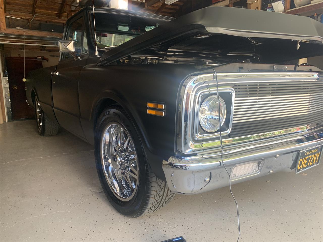 Chevrolet-C20-1972-Matte-Black-Black