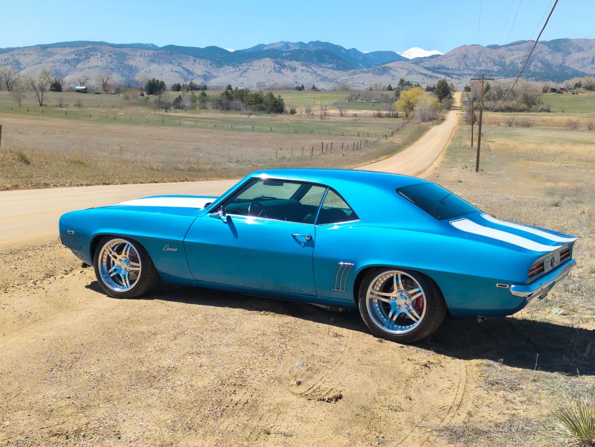 Chevrolet-Camaro-1969-Blue-Black-1