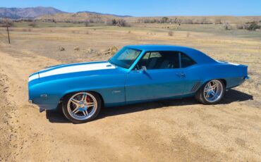 Chevrolet-Camaro-1969-Blue-Black
