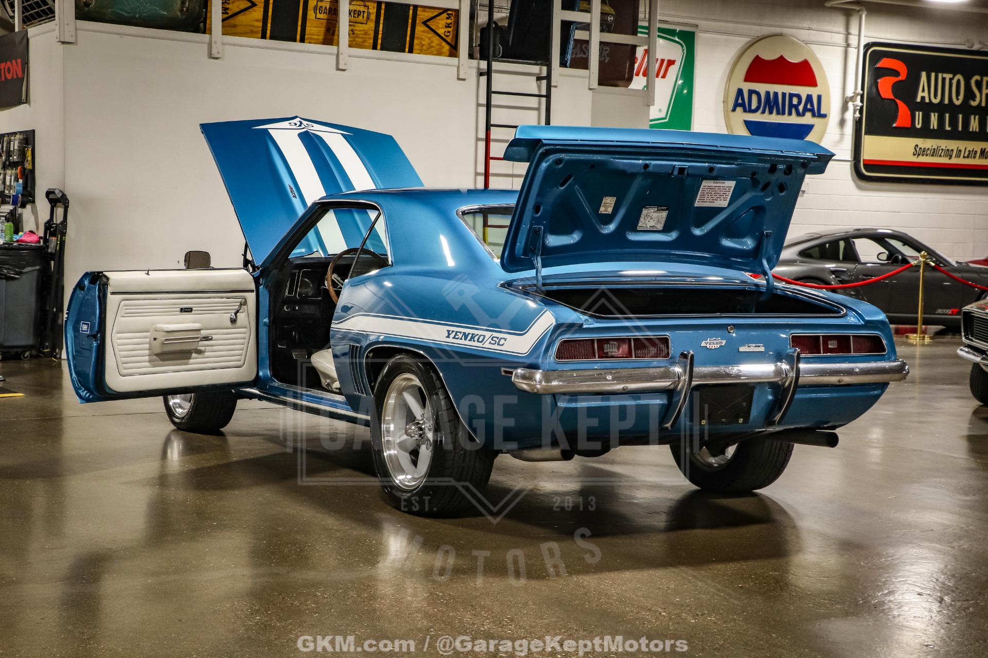 Chevrolet-Camaro-1969-Blue-White-1