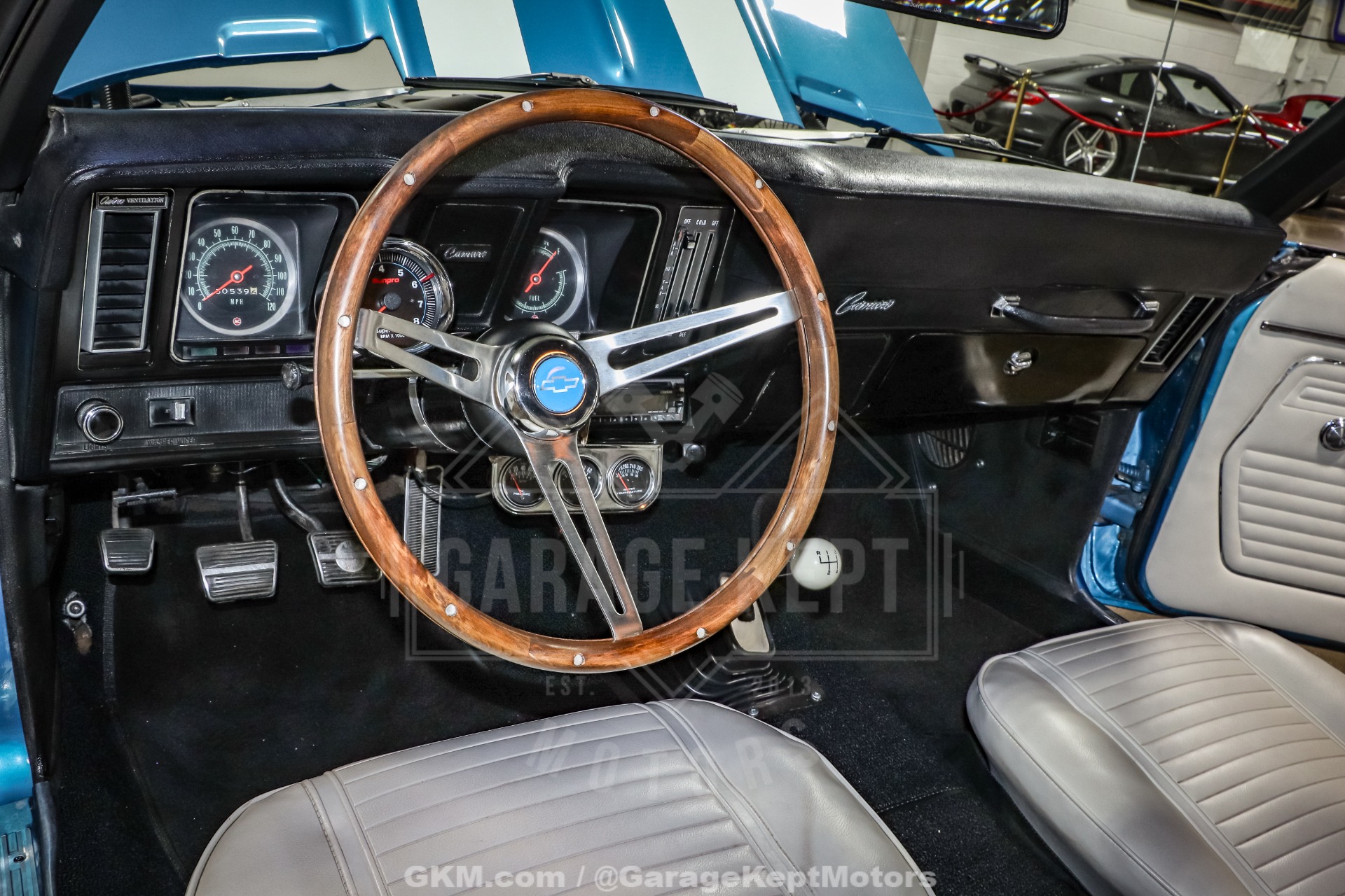 Chevrolet-Camaro-1969-Blue-White-2