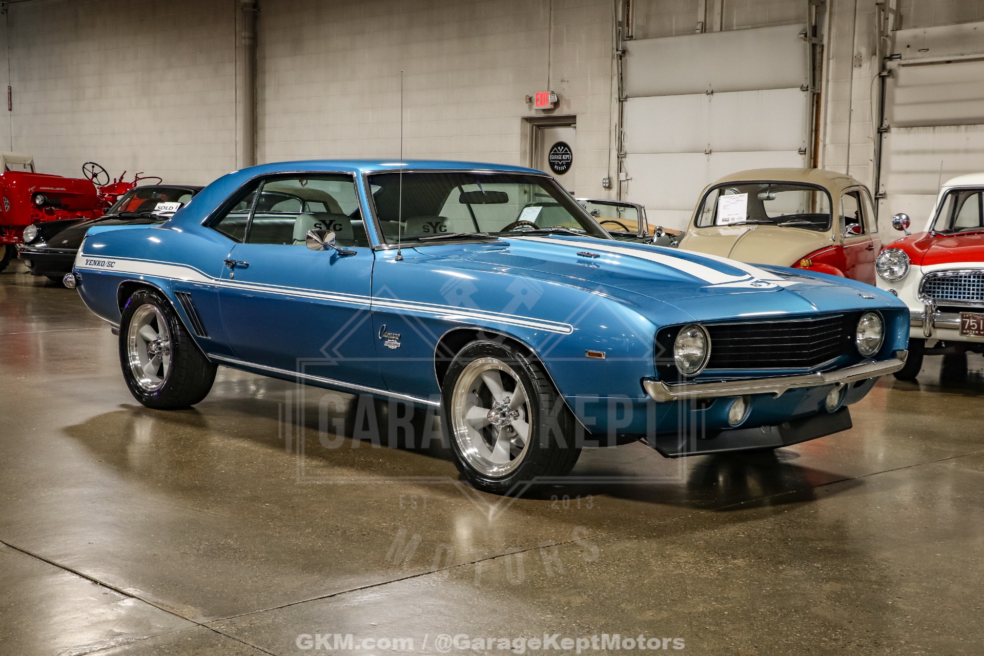 Chevrolet-Camaro-1969-Blue-White-21