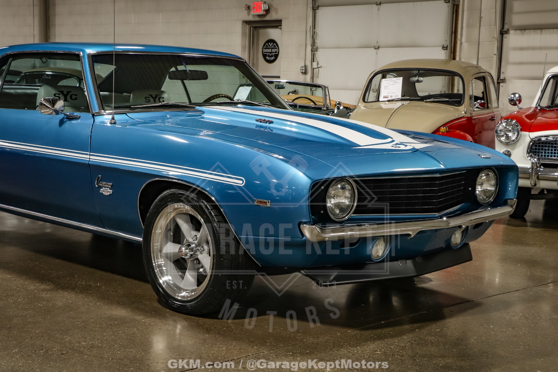 Chevrolet-Camaro-1969-Blue-White-22