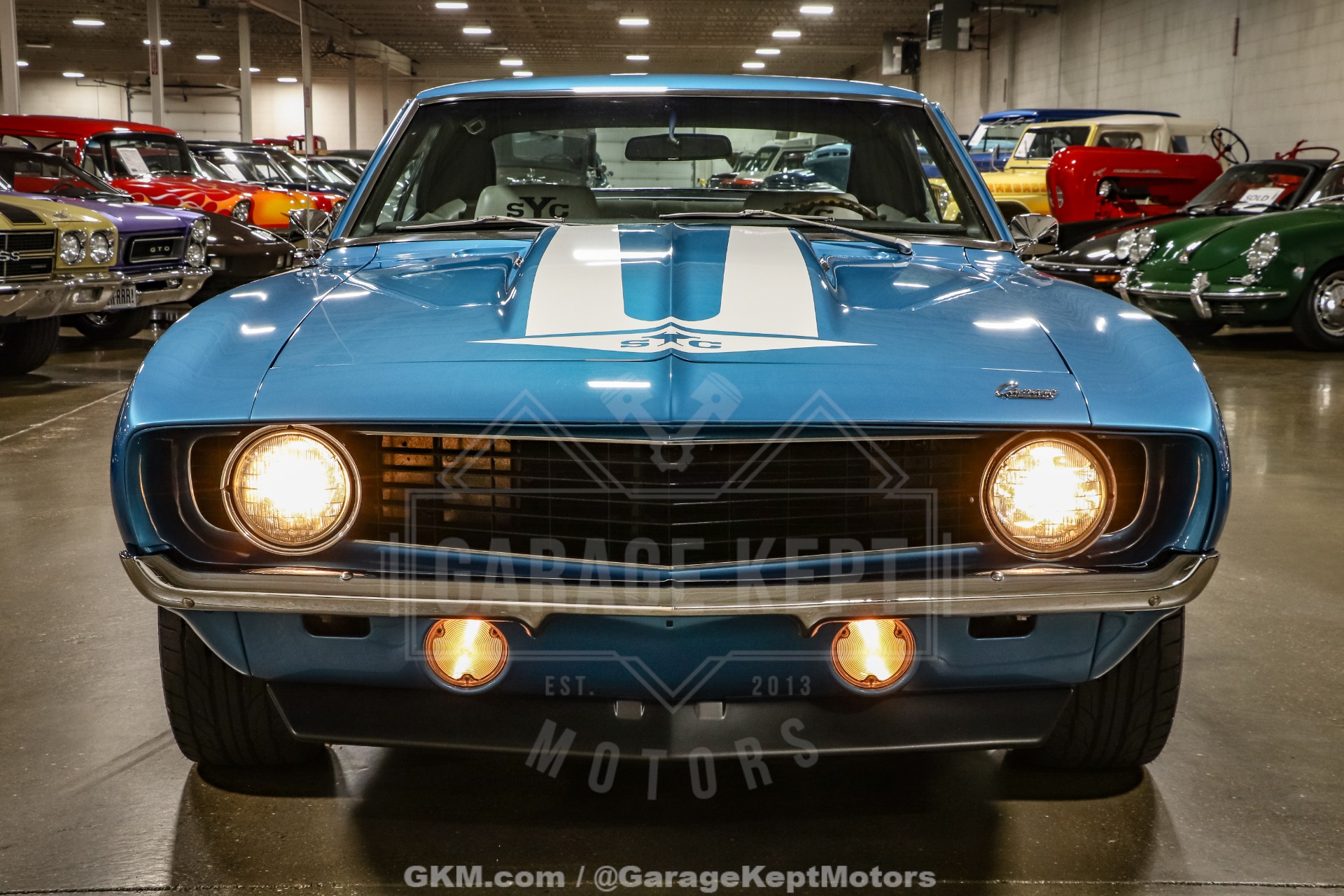 Chevrolet-Camaro-1969-Blue-White-29