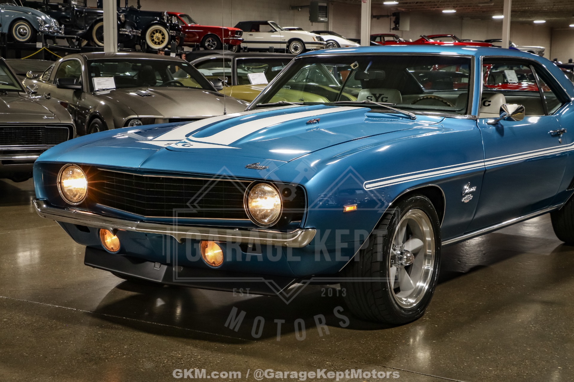 Chevrolet-Camaro-1969-Blue-White-30