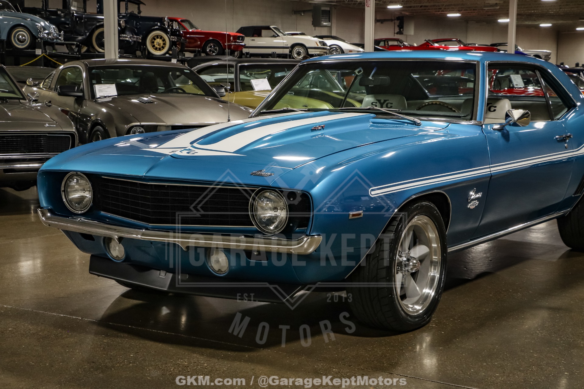 Chevrolet-Camaro-1969-Blue-White-31