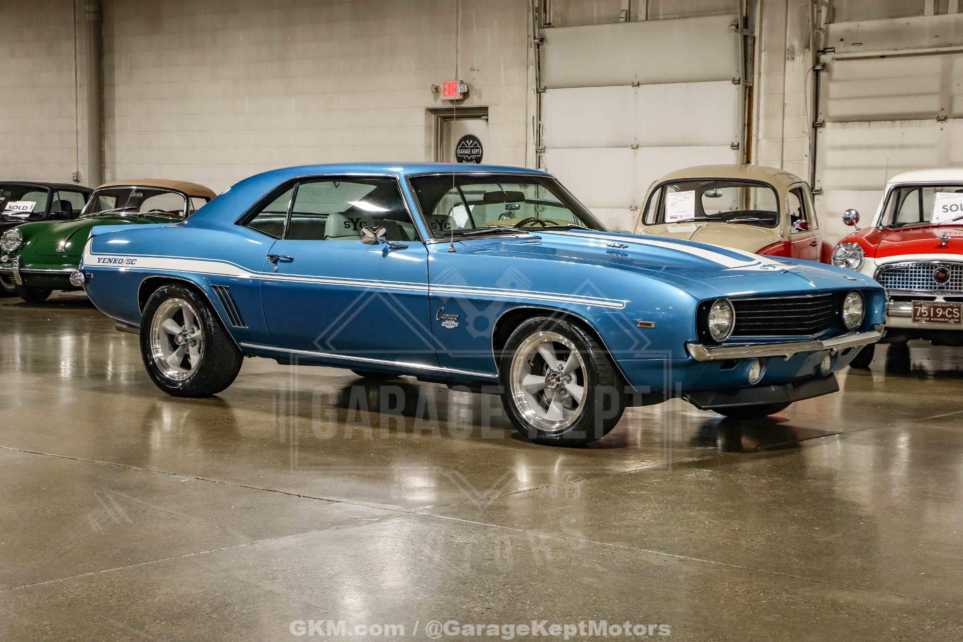 Chevrolet-Camaro-1969-Blue-White-49