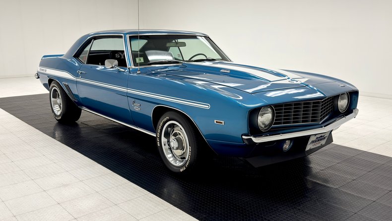 Chevrolet-Camaro-1969-Lemans-Blue-Black-1