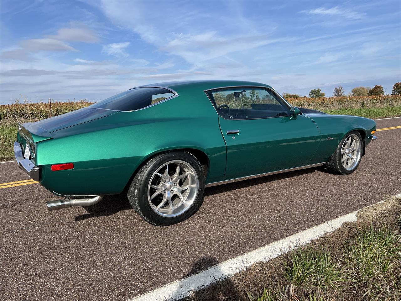 Chevrolet-Camaro-1971-Green-Black-20