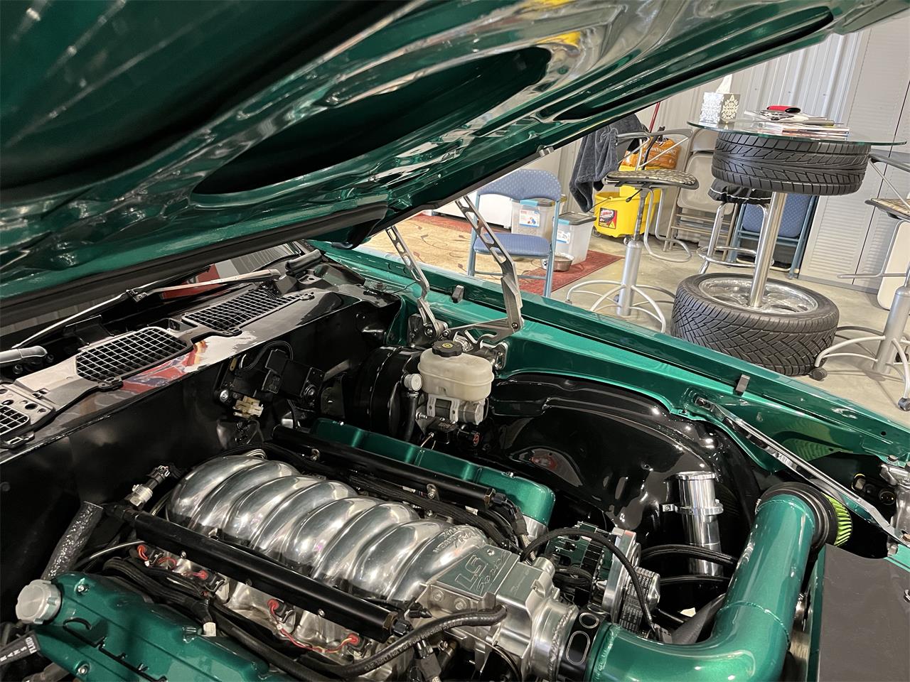 Chevrolet-Camaro-1971-Green-Black-31