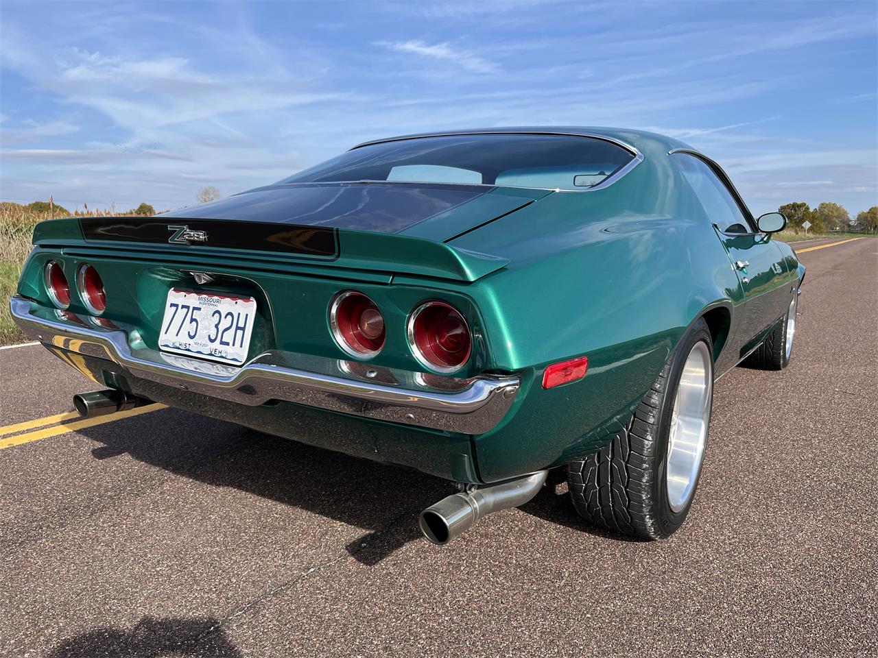 Chevrolet-Camaro-1971-Green-Black-67