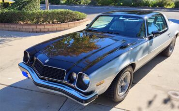 Chevrolet-Camaro-1975-BlackSilver-BlackLight-Grey-1
