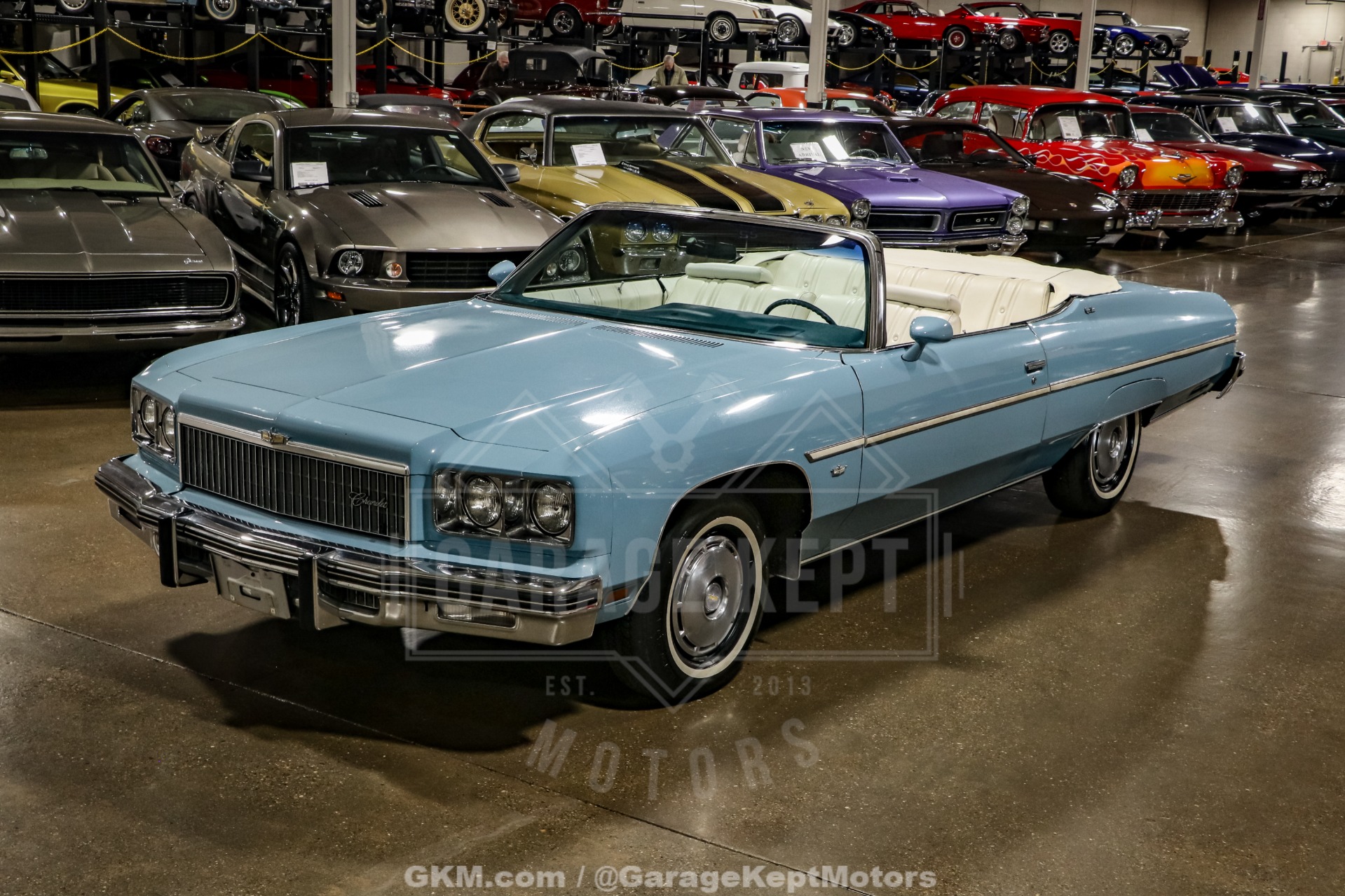 Chevrolet-Caprice-1975-Sky-Blue-White-43