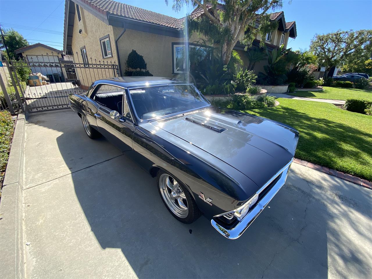 Chevrolet-Chevelle-1966-Dark-Grey-Metallic-black-3