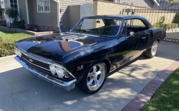 Chevrolet-Chevelle-1966-Dark-Grey-Metallic-black
