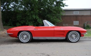 Chevrolet-Corvette-1963-Red-Red-1