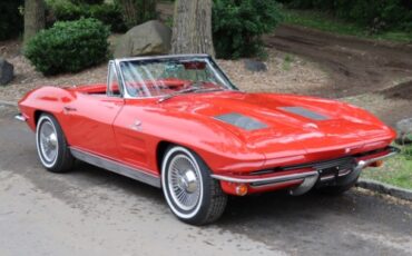 Chevrolet-Corvette-1963-Red-Red