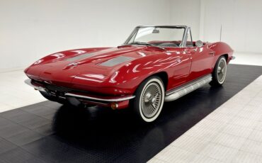 Chevrolet-Corvette-1963-Riverside-Red-Black