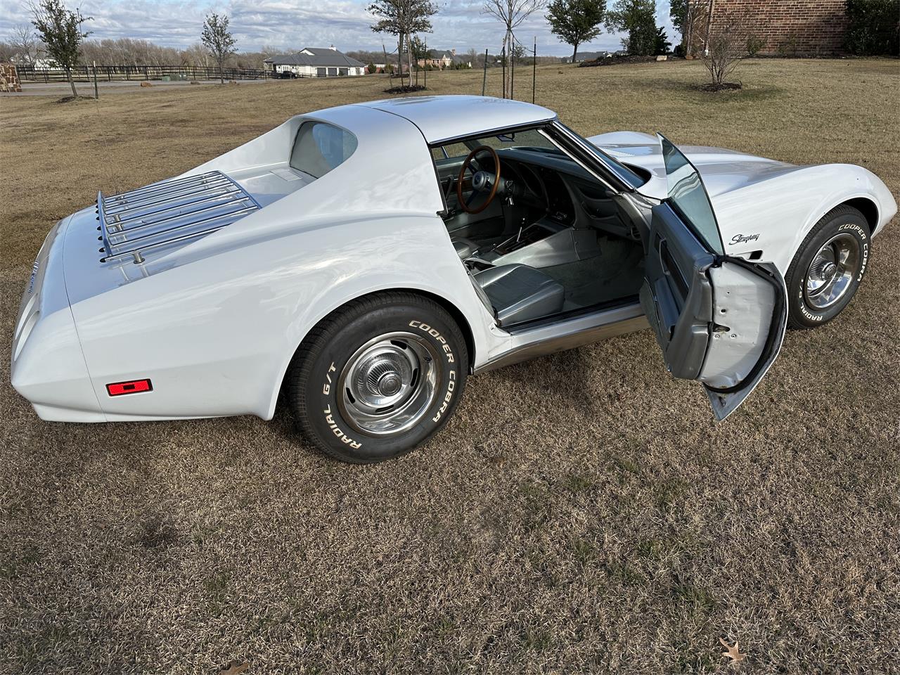 Chevrolet-Corvette-1974-White-Silver-14