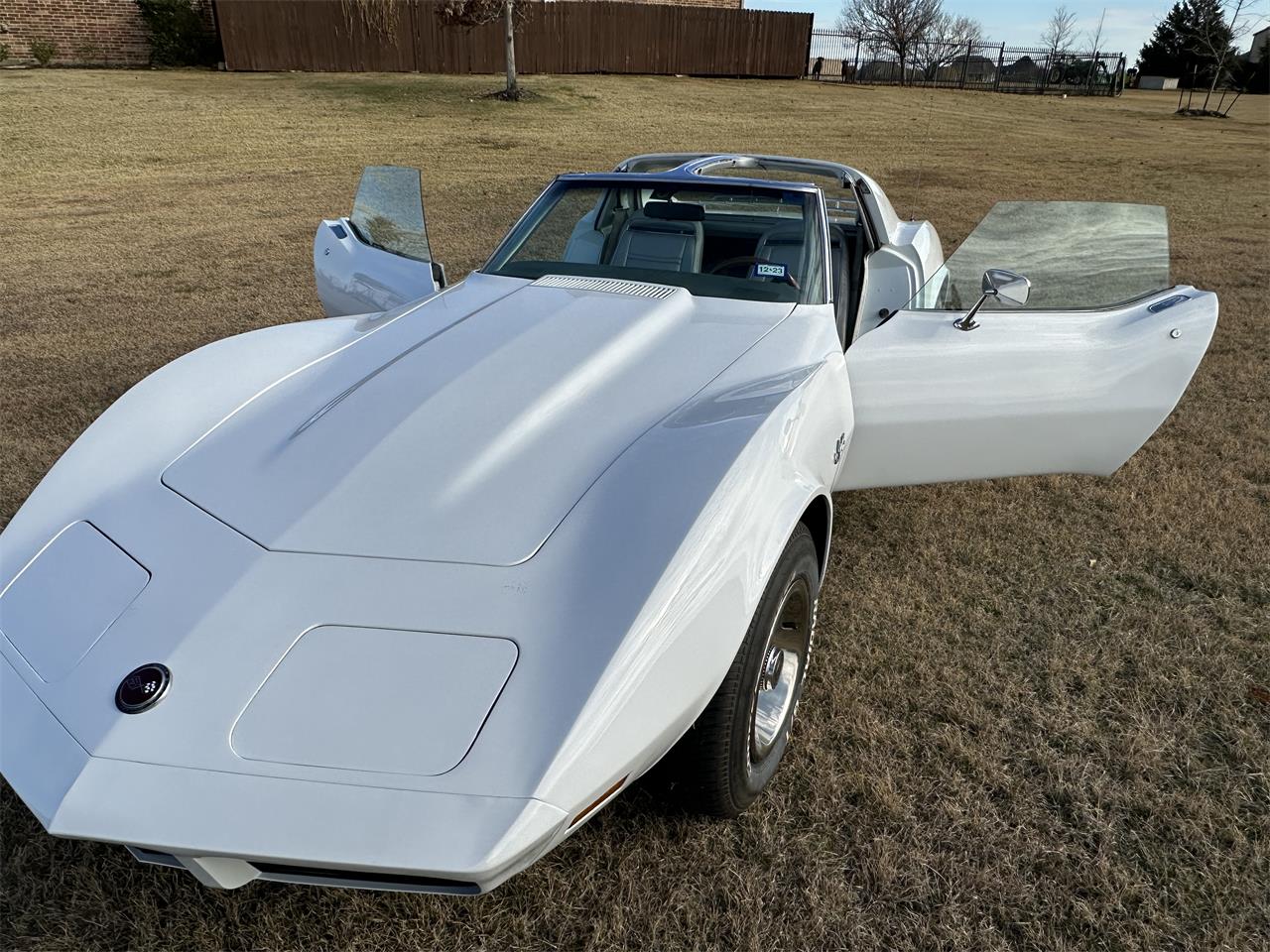 Chevrolet-Corvette-1974-White-Silver-3
