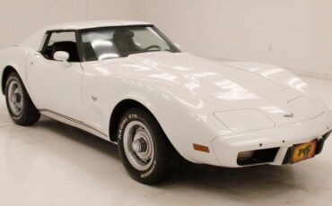 Chevrolet-Corvette-1977-Classic-White-Dark-Brown-1