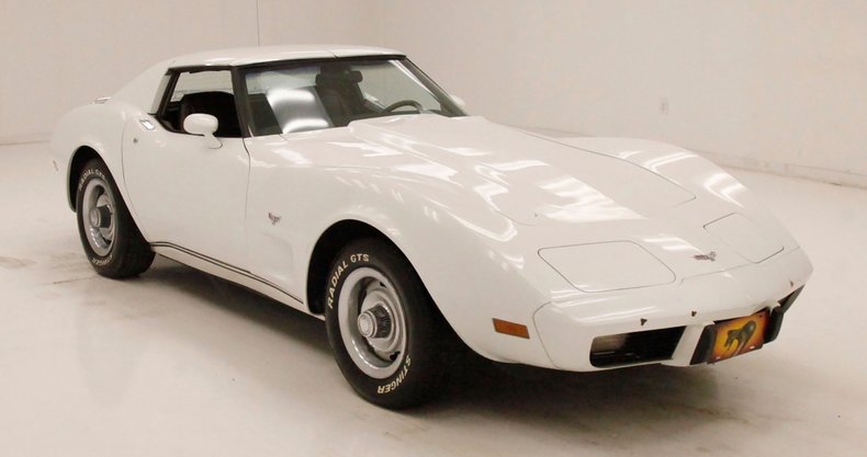 Chevrolet-Corvette-1977-Classic-White-Dark-Brown-1