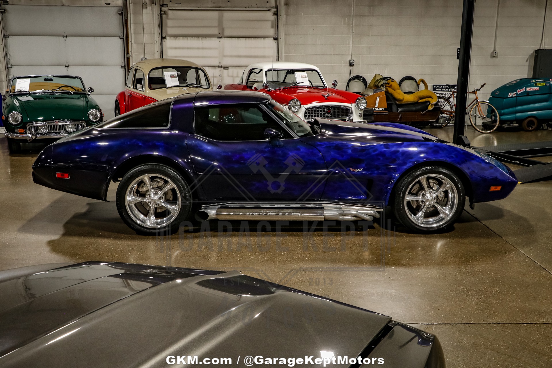 Chevrolet-Corvette-1979-Blue-Black-1