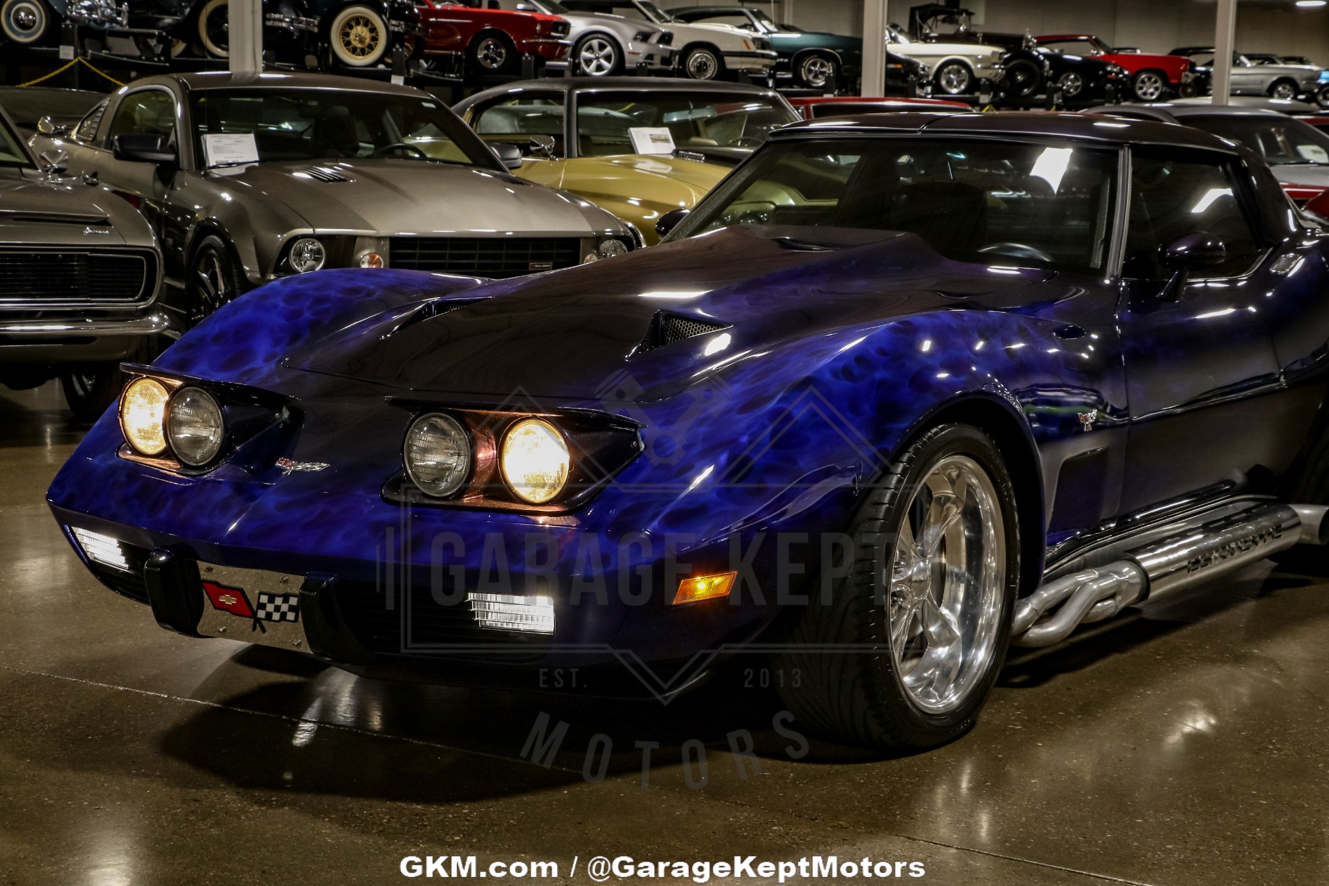 Chevrolet-Corvette-1979-Blue-Black-2