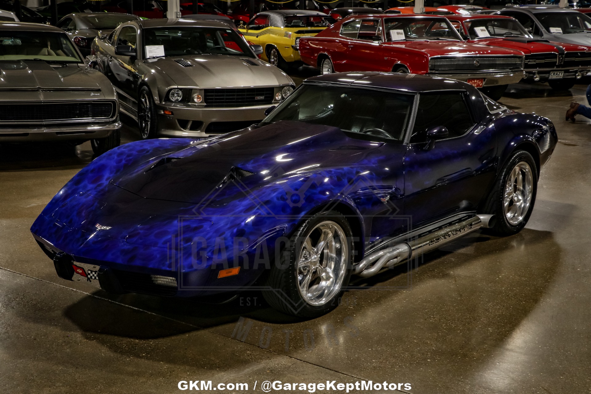 Chevrolet-Corvette-1979-Blue-Black-36