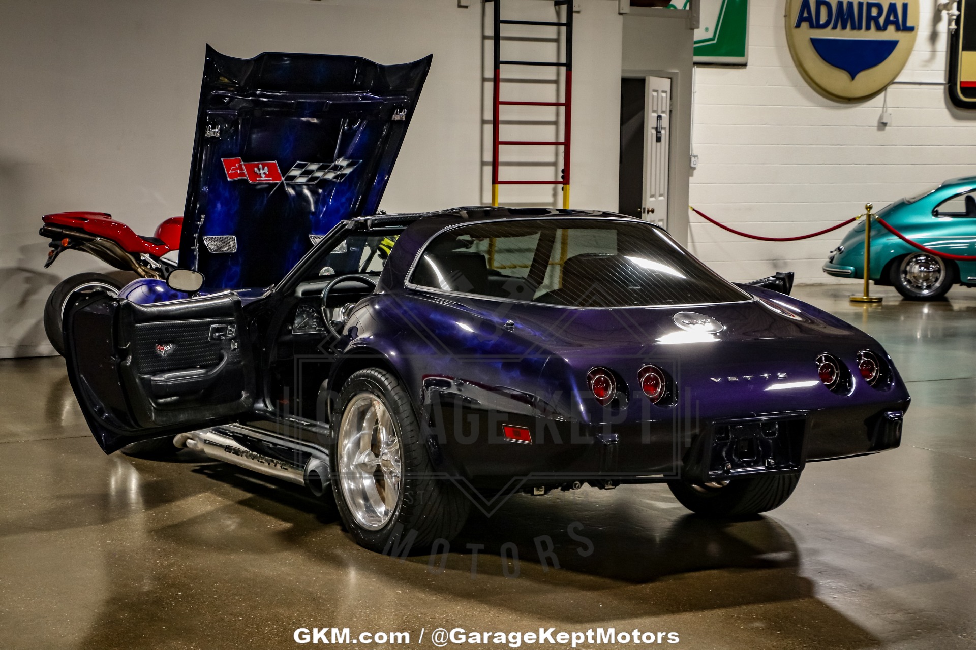 Chevrolet-Corvette-1979-Blue-Black