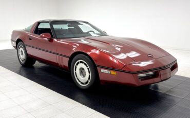 Chevrolet-Corvette-1987-Dark-Red-Metallic-Graphite-7