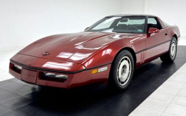 Chevrolet-Corvette-1987-Dark-Red-Metallic-Graphite-8